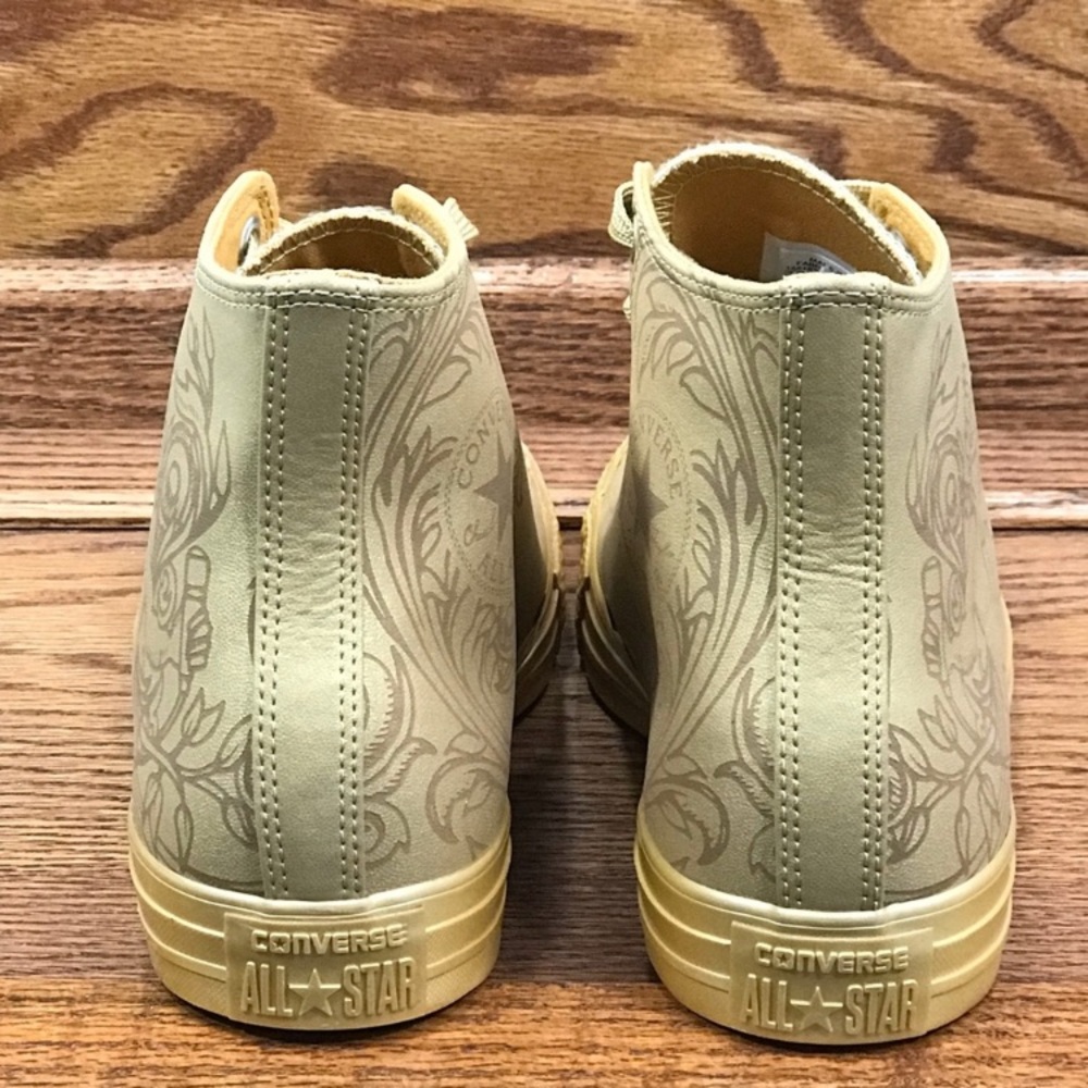 Converse CTAS Hi Gold Wheat Gold Shoes - Picture 5 of 7